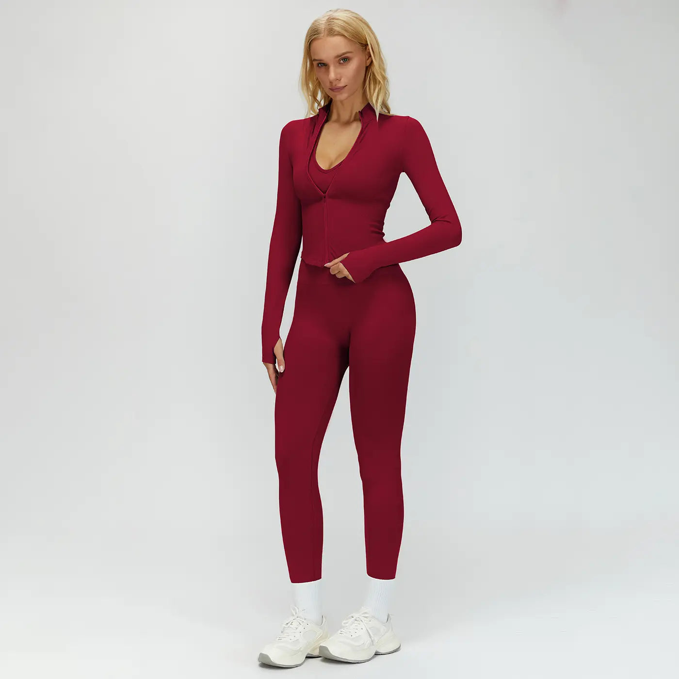 MFVIM Women'S Sporty Set, Casual Two-Piece Tracksuit Matching Set, Comfortable Athletic Wear, Ideal for Gym & Daily Activities Springstatements
