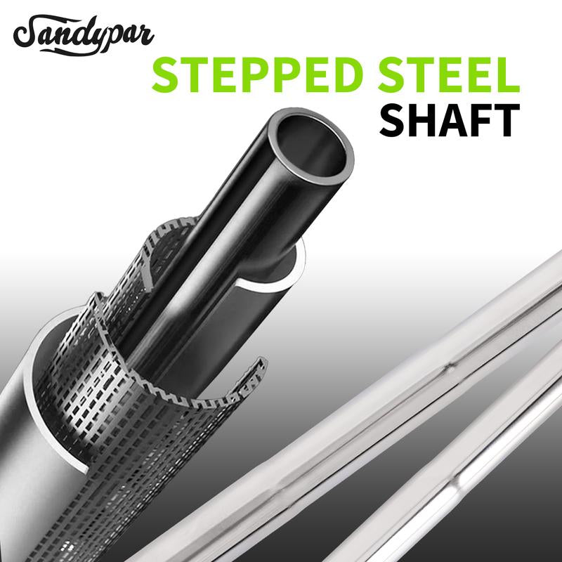 WUDAY Matte Low CG Golf Sand Wedge Loft 52°/56°/60° Laser NO-SHARK Logo CNC Milled Lob Wedge with S.S 431 Stepped Steel Shaft & Anti-Slip Grip Tour Satin Wedge Right Hand