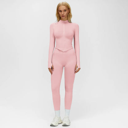 MFVIM Women'S Sporty Set, Casual Two-Piece Tracksuit Matching Set, Comfortable Athletic Wear, Ideal for Gym & Daily Activities Springstatements